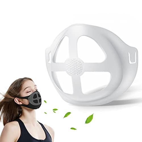 6Pcs Upgraded Mask Bracket Inserts for Cool Better Breathing-Silicone Turtle 3D Face Mask Bracket Insert to Keep Off Face-Mask Inner Support Frame Protect Lipstics-Mask Guards Spacers for Under Mask