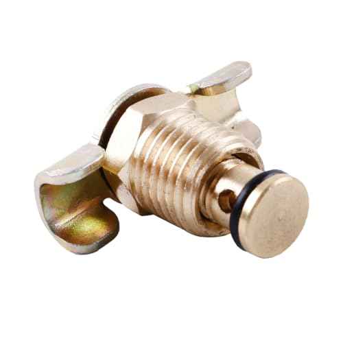 Brass Radiator Drain Valve 1/4-Inch NPT Wing style air compressor tank bottle valve Replacement Part Flow Control Portable petcock