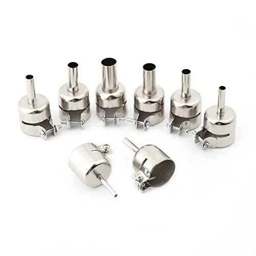 8Pcs/Set Heat Gun Nozzles Kits Mouth Tips Hot Air Soldering Station Repair Tools£¨3/4/5/6/7/8/10/12mm)