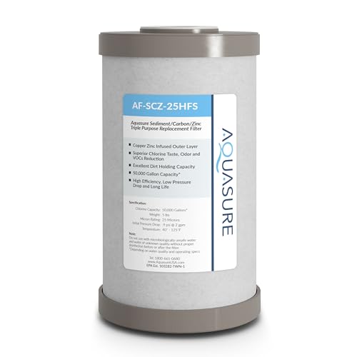 Aquasure Fortitude V2 Series Standard Replacement Sediment Carbon Zinc Water Filter