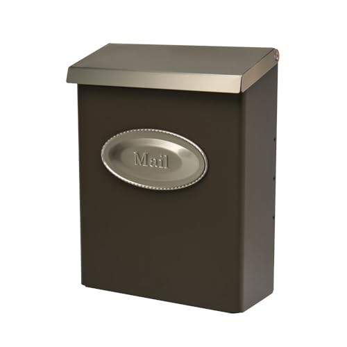 Architectural Mailboxes Wall-Mount Locking Mailbox Galvanized Steel Venetian Bronze Medium