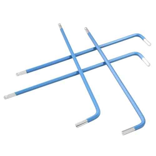 Hordion 4 Pcs 3mm Ball End Hex Key Wrench, L Shaped Long Arm Allen Wrench S2 Steel Repairing Tool for Bicycle Furniture Equipment