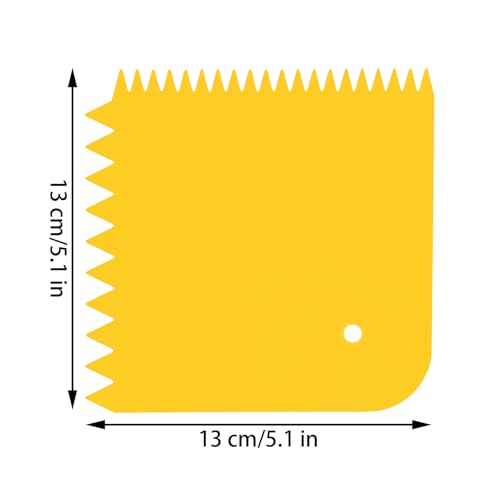 5Pcs Adhesive Spreader Plastic Trowel Notched Glue Spreader 1/4" 15/32" Tooth Hardwood Flooring Spreader Plastic Notch Trowel, 5" x 5"