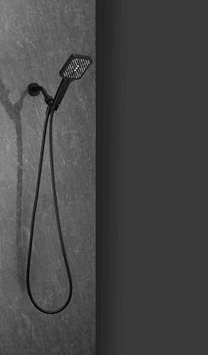Singing Rain 79-Inch Matte Black Flexible Shower Hose - Kink-Resistant Replacement for Handheld Showerheads (Variation: Matte Black / 79 Inch)