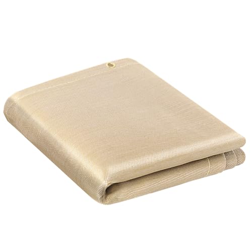 ARCCAPTAIN Welding Blanket 4x6ft, Heavy Duty Fiberglass 1022 ¡ÆF Heat Resistant Fabric Welding Blankets Fireproof 850GSM Thickened, Thermal Resistant Insulation Welding Curtain for Grill, Smoker