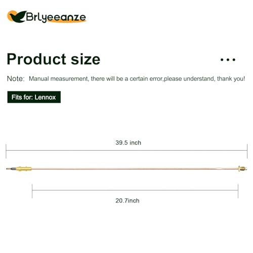 Brlyeeanze 098514-01 Propane Heater Thermocouple for Desa Comfort Glow CGN/CGN18 etc.
