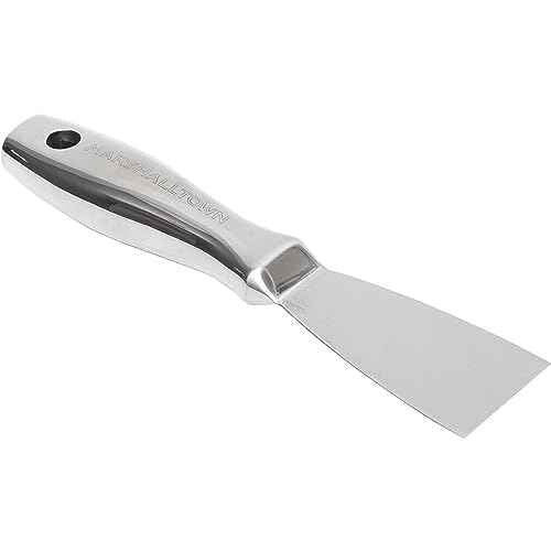 MARSHALLTOWN 2 Inch Stainless Steel Putty Knive, Easy Hang, For Drywall Finishing and Repair, SSJK2