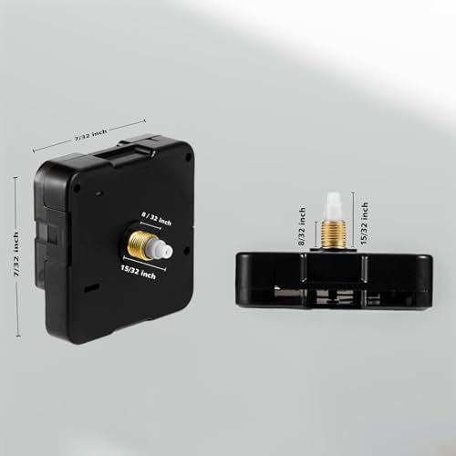 Roymnie 12mm Short Shaft Silent Clock Mechanism Replacement Battery Operated