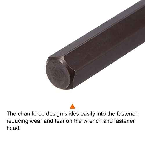 HARFINGTON H6 T-Handle Hex Key Wrench 6mm S2 Steel T-Key Inner Hexagon Spanner Repair Tool