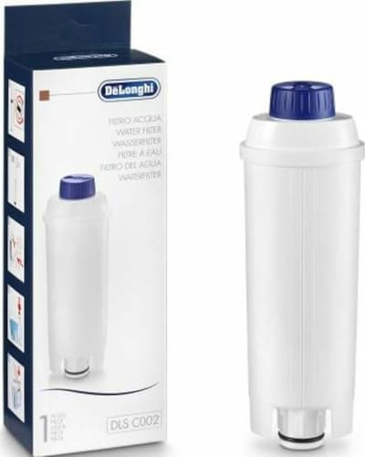 DeLonghi BPA-Free Water Filter Pack of 1 for Coffee Machines – Improves Water Quality