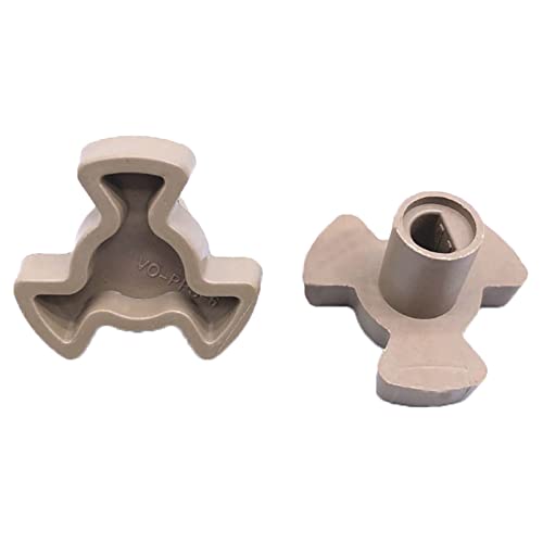 Microwave Turntable Motor Coupler 0.59in Shaft Replacement for Glass Tray Drive