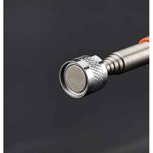 Edward Tools Magnet Pickup Tool - 33¡± Extension - 8lb. Pull - Sweeper for Picking up Bolts, Nuts, Screws, auto - Slim Magnetic Telescoping Stick Wand with Pocket Pen Clip