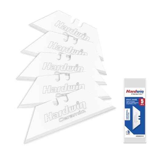 Zirconia Ceramic Blades - 5Pack Replacement Utility Blades for Utility Knives, Ceramic Craft, Precision Box Cutter, Durable Craft Knife
