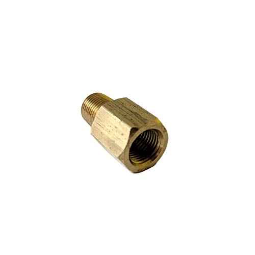 LockNLube Metric 10x1 (f) to 1/8" NPT (m) Adapter