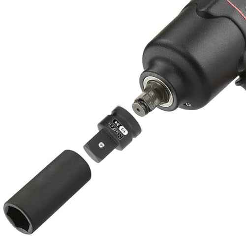 2PCS Impact Socket Adapter and Reducer Set,3/4"to 1/2" & 1/2"to 3/4" Drive Socket Adapter Set, Square Adapter Breaker Bar Wrench Conversion Kit Mechanic tools