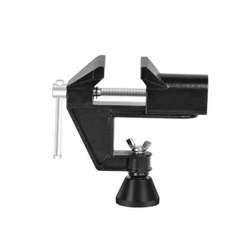 Helping Hands Magnetic Soldering Vise Circuit Board Holder, 2.1-inch Jaw Opening Workbench Vise, Multi-Purpose Vice, 360¡Æ Swivel Base Home Vise for Soldering,Home Workshop, Welding DIY