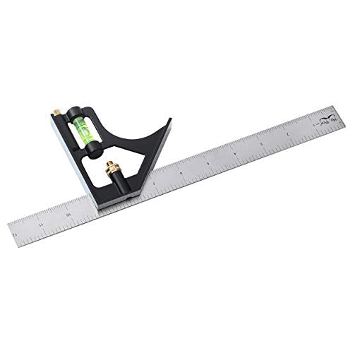 Mr. Pen 12" Combination Square – Heavy Duty Carpentry Tool, Black