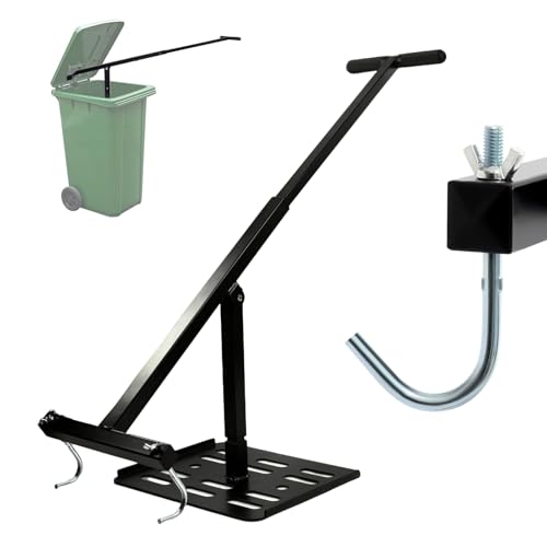 Manual Trash Compactor for 240L Wheelie Bins - Garbage Compression Tool