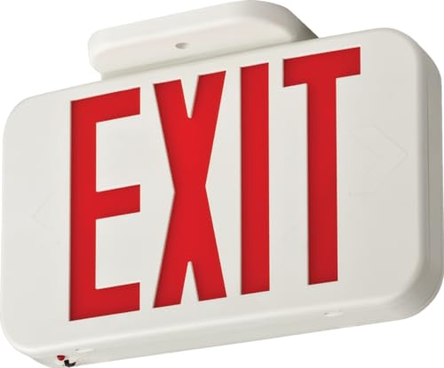 Lithonia Lighting LED Exit Sign Switchable Red Green 11.63" Sign Only