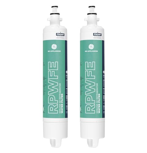 GE RPWFE™ Refrigerator Water Filter Pack of 2 - Genuine Fit & Easy Replacement