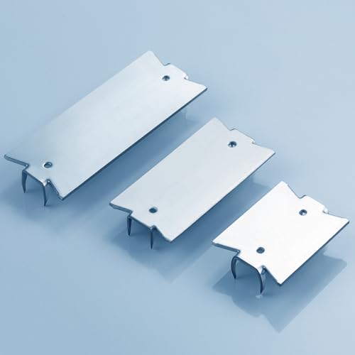 Wensilon Zinc Nail Protection Plates 30 pcs 1.5x3 Inch Galvanized Steel