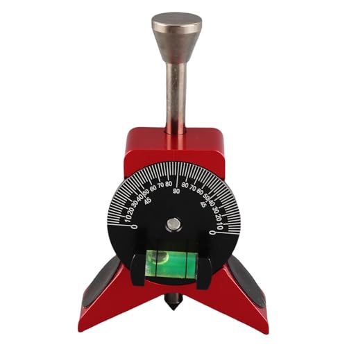 Tyenaza Pipe Center Finder, Y-Shape Pipefitter Gauge with Dial Bubble
