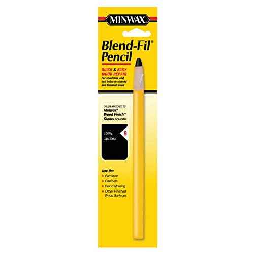 Minwax 110096666 No 9 Blend-Fil Wood Repair Stain Pencil, Ebony Jacobean