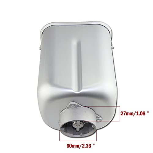 Queenom Bread Machine Pan Square Aluminum Non-Stick 2lb Capacity