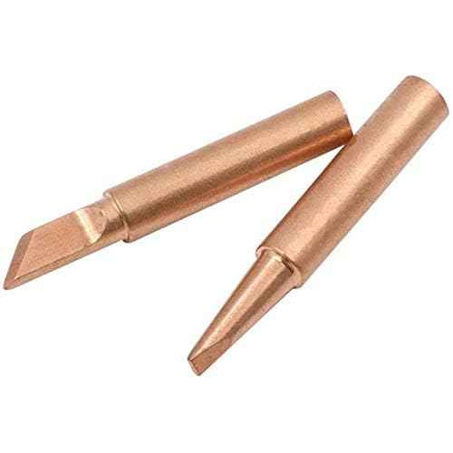 12pcs 900M-T Series Soldering Iron Tips, Bestgle Pure Copper Soldering Tips Replacement for Precision Welding ? Compatible with Hakko, TENMA, ATTEN, Quick, Aoyue, Yihua Solder Station