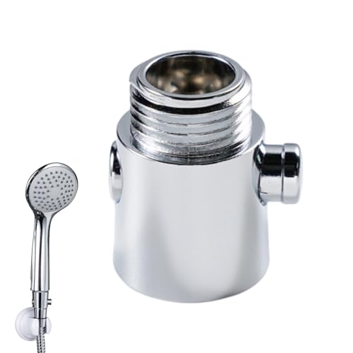 Silver Shower Head Shut Off Valve Water Control Tap for Bathroom & RV