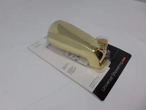 Delta Faucet U1075-PB-PK Diverter Tub Spout, Polished Brass, 0.5