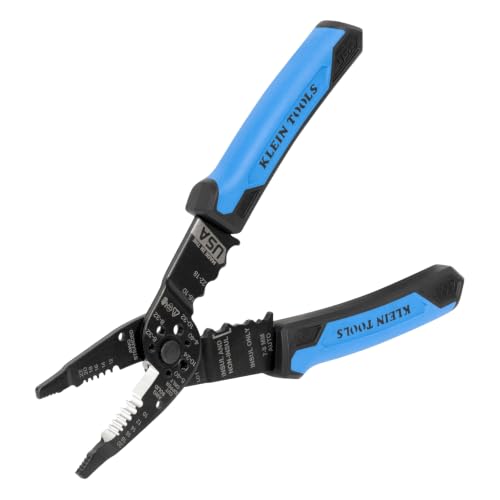 Klein Tools Long Nose Wire Stripper with Ergonomic Grips - Multi-Purpose Electrical Tool