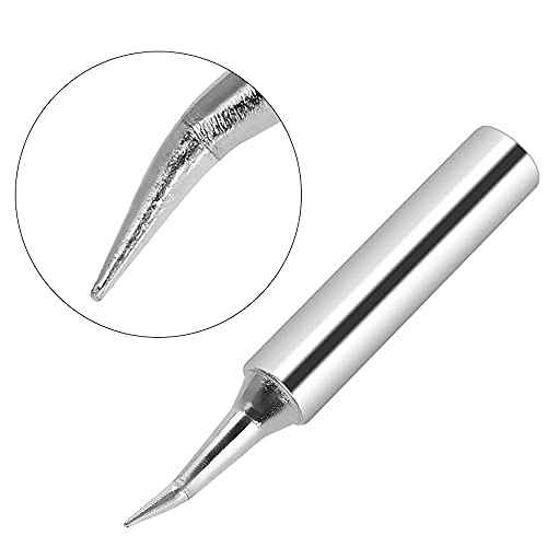 10 Pieces Soldering Iron Tips, 900M-T Solder Welding Replacement Tip Kit for Hakko, Radio Shack, TENMA, ATTEN, Quick, Aoyue, Yihua Soldering Station (900M-T-IS)
