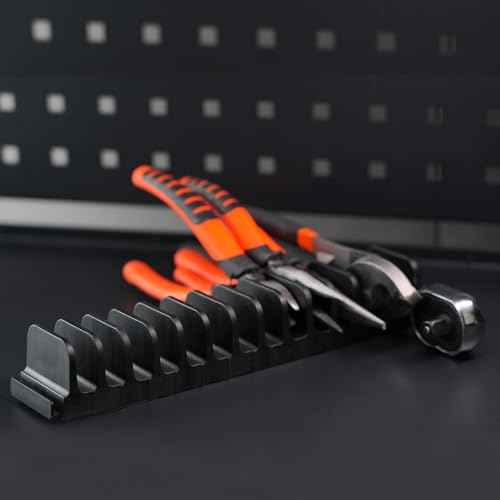 24 pcs Magnetic Plier Organizer Set for Toolbox & drawer Storage|Modular Plier holders for Mechanics, Technicians, Space-Saving & Quick-Access,Gift for father and boyfriend(Black)