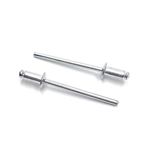 ISPINNER 100pcs 1/8" x 1/4" Aluminum Blind Rivets, 3.2 x 6mm Pop Rivets, Pack of 100 (Silver)