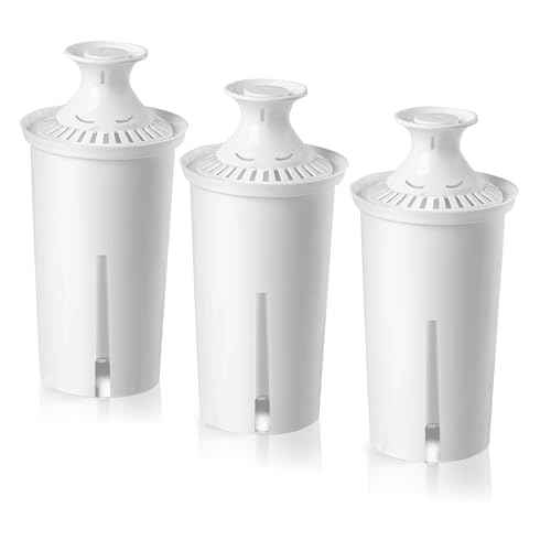 Replacement for Brita¢ç Water Filter, Pitchers and Dispensers, NSF Certified Water Filter Replacement for Brita¢ç Classic, OB03, Mavea¢ç 107007 35557, 3 PCS Water Pitcher Filter