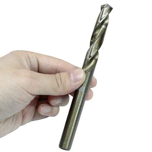 33/64 Inch Cobalt Drill Bit, M35 Reduced Shank High Speed Steel Twist Drill Bit for Metal, Stainless Steel, Cast Iron, Alloy, Plastic, Wood and Non-Ferrous Etc