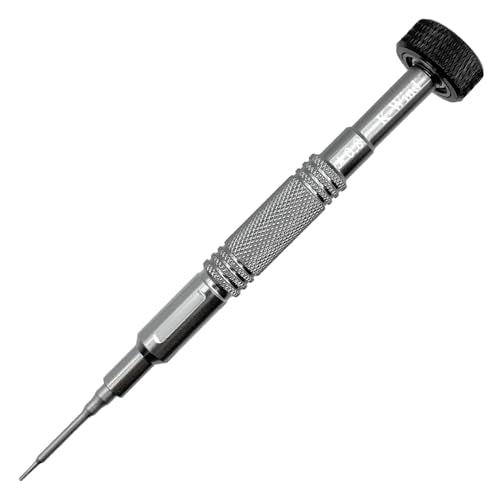 Precision Pentalobe Screwdriver P2 Compatible with iPhone, Star-Shape 0.8mm Screwdriver, Magnetic, Rotation Cap, S2 Steel Tip, Aluminum Alloy
