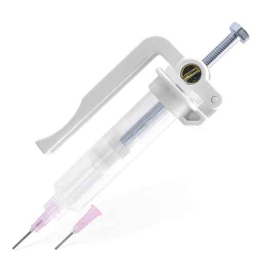 Yakamoz Effortless Solder Flux Paste Glue Gun - Precision Solder Flux Extruder Handheld Needle Solder Paste Dispenser for Electronics Soldering, Fits 10cc Soldering Flux Paste