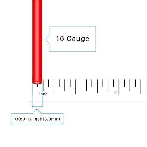 BNTECHGO 16 AWG Silicone Wire 50ft Red & Black - Flexible Tinned Copper Cord
