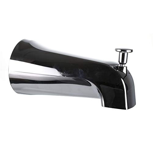 Danco Chrome Tub Spout with Front Pull-Up Diverter - Metal Bathroom Fitting