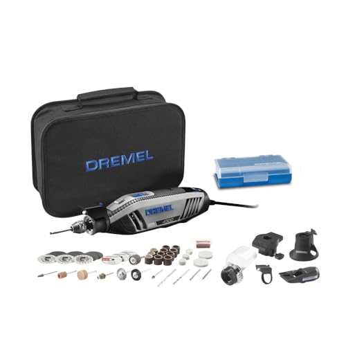 Dremel 4300-5/40 Rotary Tool Kit with 45 Pieces, LED Light, 40 Accessories
