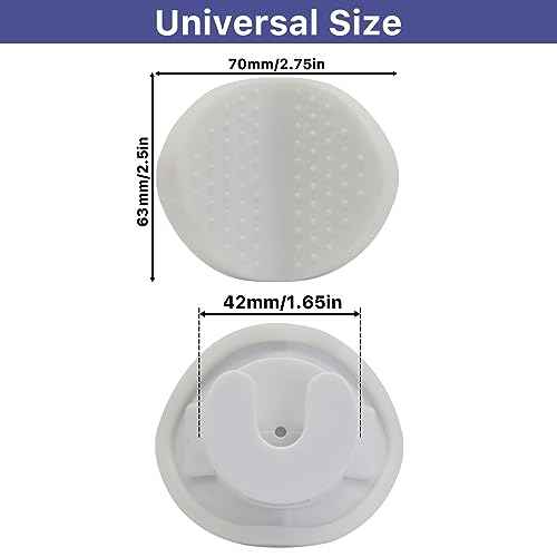 Baby Gate Banister Adapter (2 Pack) Universal Hardware for Pressure Mounted Gate - Stairs to Wall Parts for Pets - White Extender