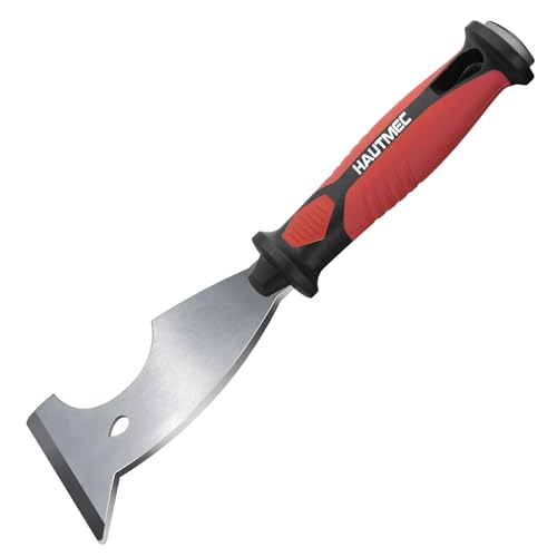 HAUTMEC Putty Knife Scraper, Scraper, Paint knife, Caulk Removal Tool, Painters Tool, Paint Can Opener, Paint Remover for Wood, Wallpaper Scraper, Painting Tool (1pc-3" 8-in-1)