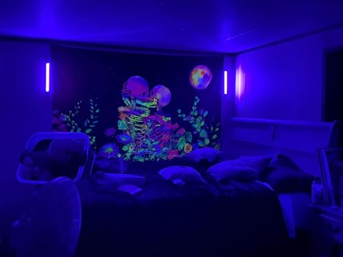 UV Black Light LED Strip 1ft for Fluorescent Tapestry & Party Decor