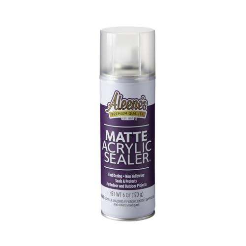 Aleene's Spray Acrylic Sealer Matte Clear Finish 6oz - Brand: Aleene's, Variation: Clear - Matte / 1