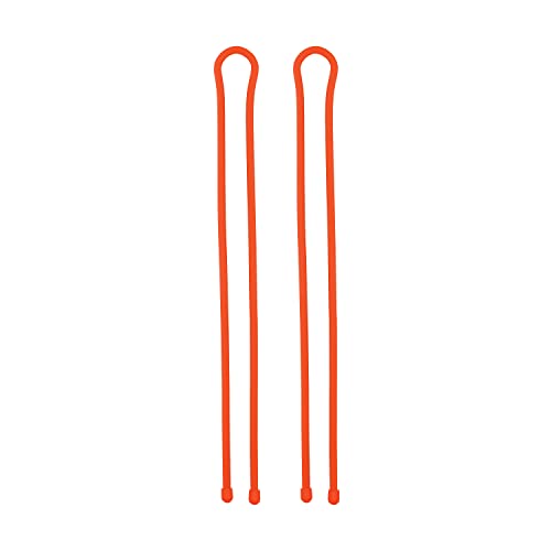 Nite Ize, Inc. GT32-31-2R3 Nite Ize Original Gear, Reusable Rubber, 32 Inch, 2-Pack, Bright Orange, Made in the USA Twist Tie, 32"-2 Pack