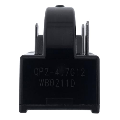 4.7 Ohm 3-Pin PTC Starter Relay Kit for Mini Fridges & Beer/Wine Coolers with Overload & 8µF Capacitor