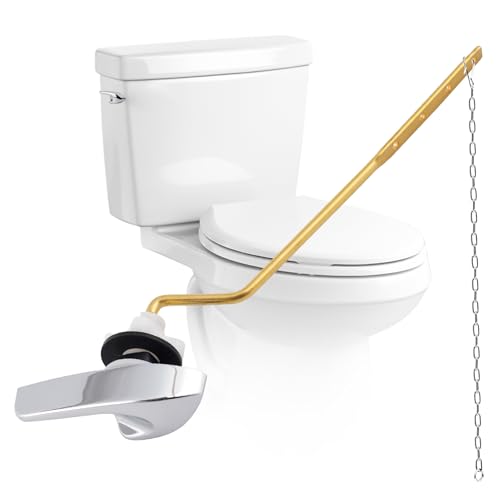 iFealClear Universal Side Mount Chrome Toilet Handle Replacement Kit - Compatible with Kohler, Toto, American Standard