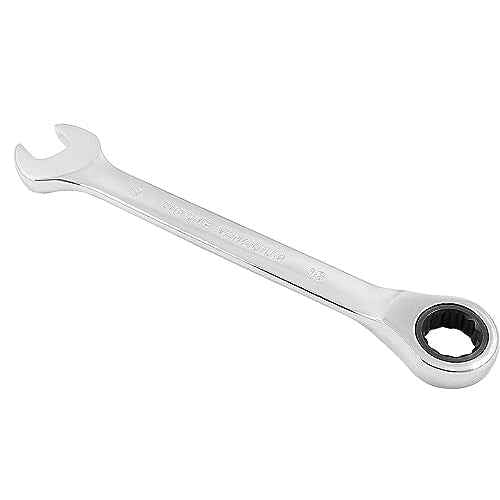 18mm Ratcheting Combination Wrench, 72 Teeth Metric Ratcheting Wrench SAE 12 Point Ratchet Box Ended Spanner Tools